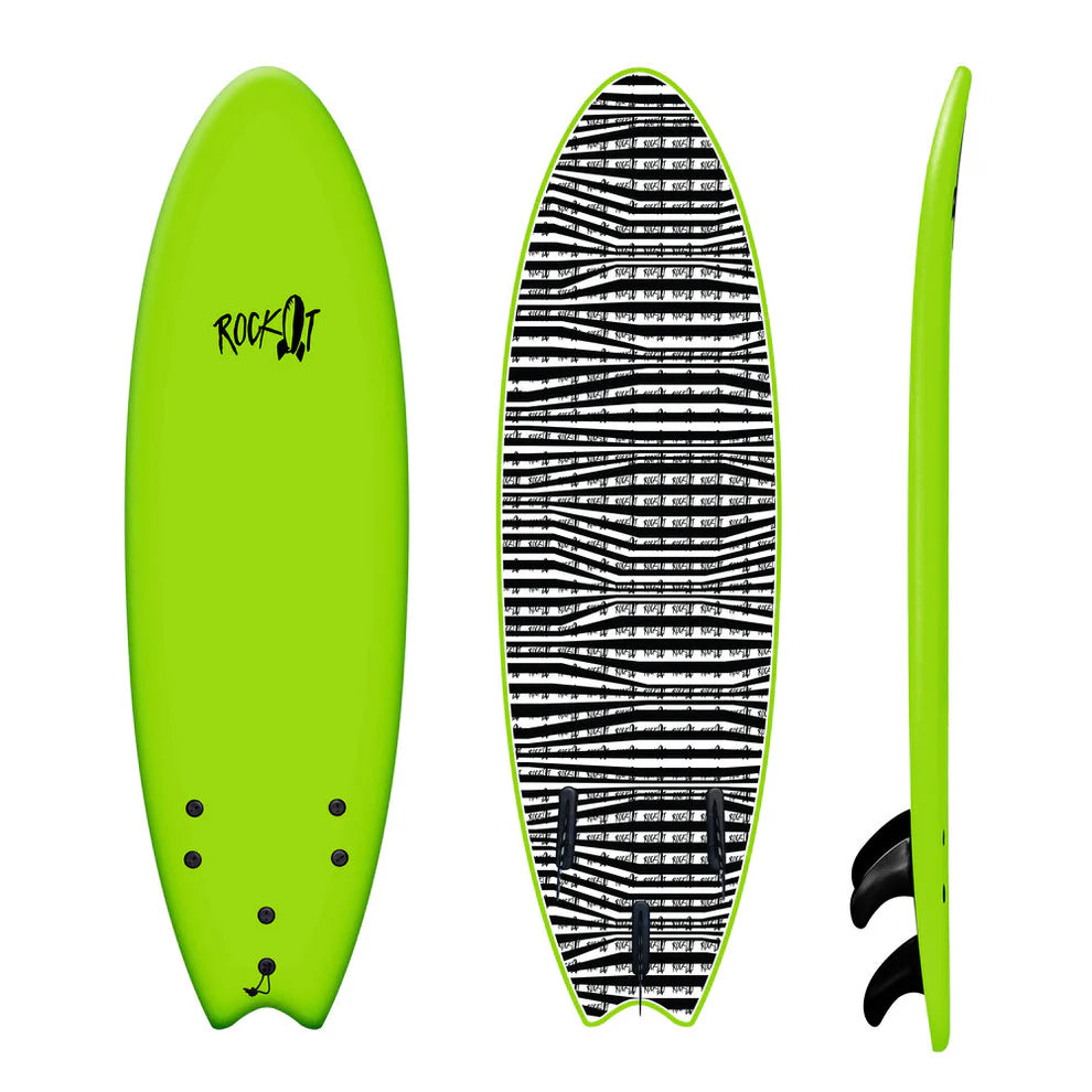 Best surfboards for serious surfers-RockIt Surf In-Line 6' Albert Fish