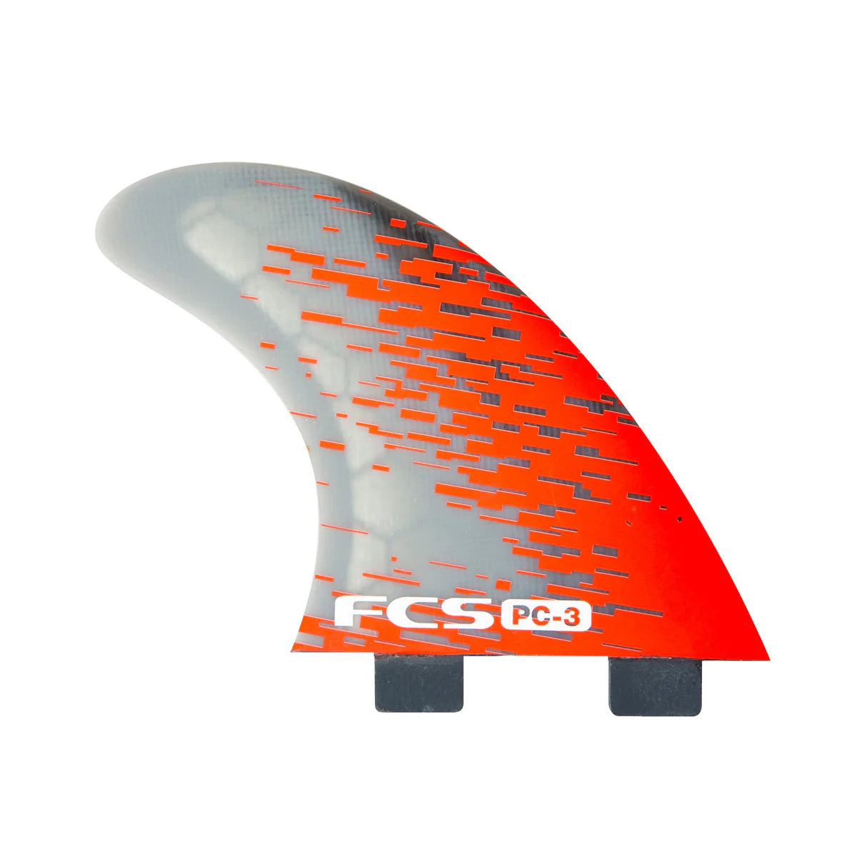 Surf fins for increased hold on fast waves-FCS PC Tri Fins