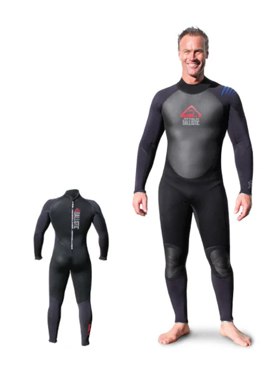 Stretchable wetsuits for flexible movements-Adrenalin Ballistic Steamer 5/4mm