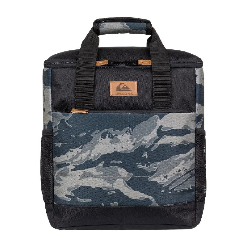 Quiksilver Seabeach 18L Medium Insulated Cooler Backpack - Camo Black