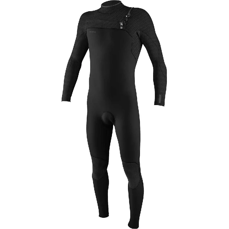 Thermal wetsuits for extended cold-water dives-O'Neill Hyperfreak 3/2+ Chest Zip Full Suit Techno Butter 3 Wetsuit