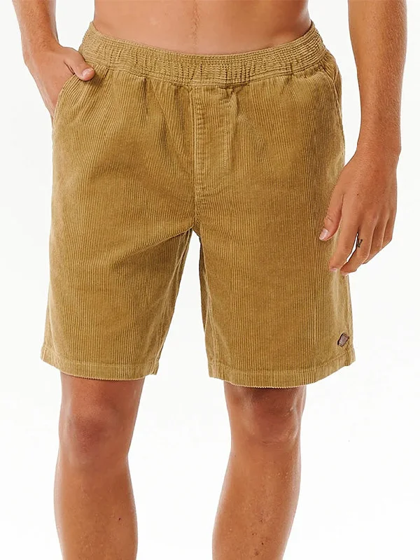 Lightweight surf gear for hot weather-Classic Surf Cord Volley Short