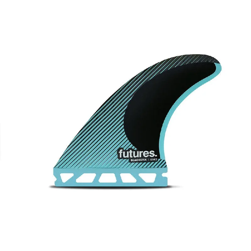 Futures R4 Blackstix Thruster Fin Set Size Small Rake Template