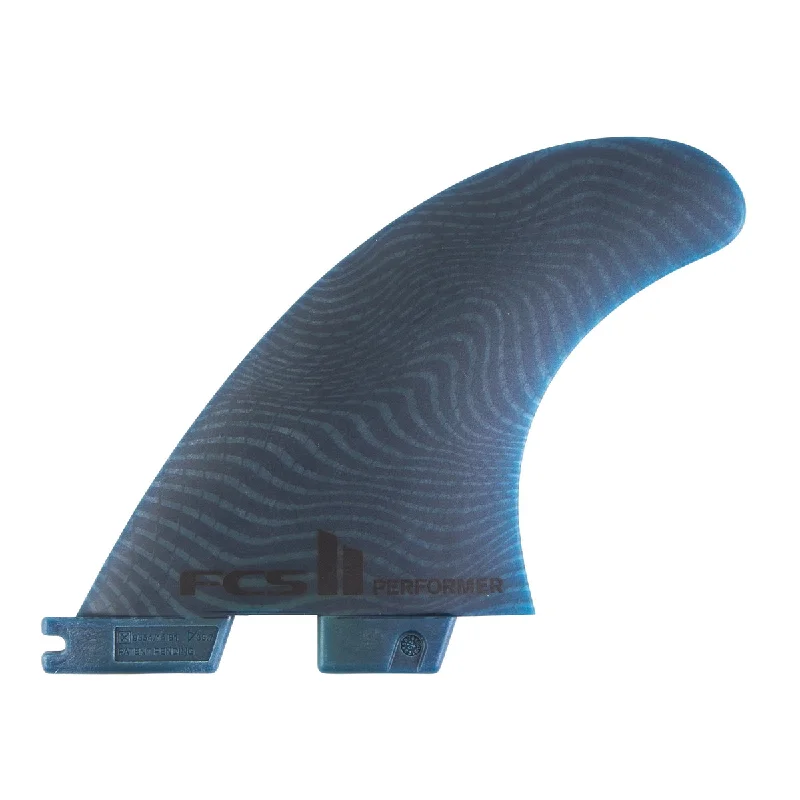 Flexible surfboard traction pads for better control-FCS II PERFORMER NEO GLASS ECO TRI FINS