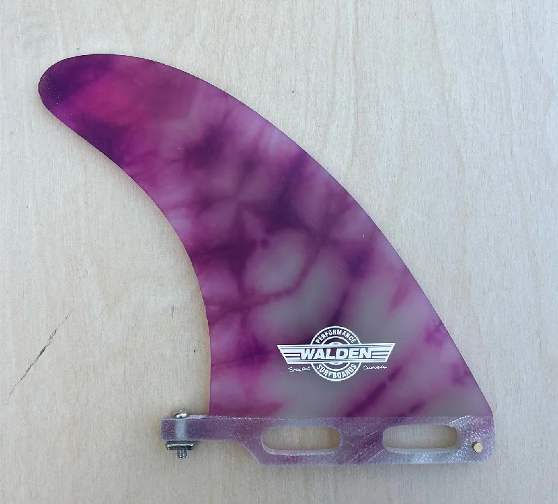 Surf fins for greater stability in choppy waters-Walden Wide Base Fin -tie dye