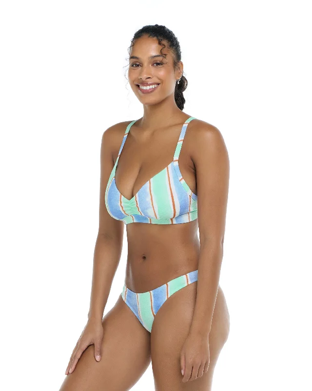 Beachwear surf clothing for casual days-Shorebreak Drew D-F Cup Bikini Top - Shorebreak / Multi