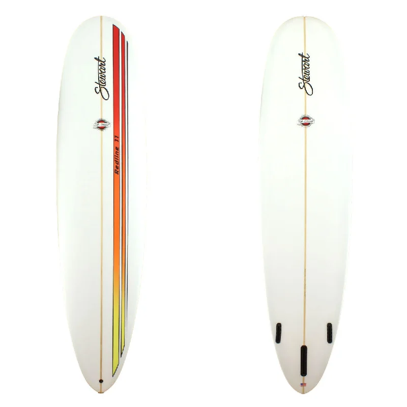 Surfboards with great paddling speed-Stewart 9'0" Redline 11 Color Hull & Rails