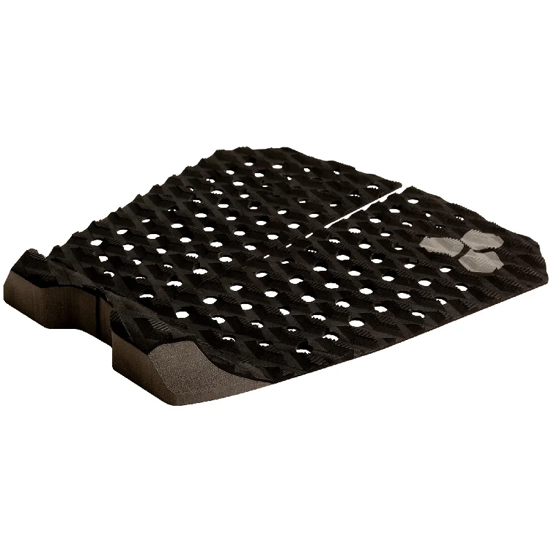 Surf pad for better balance and stability-  Channel Islands Factor 2 Piece Flat Traction Pad-Black