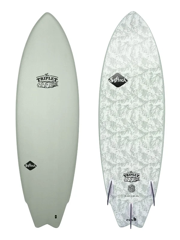 Surfboards with excellent paddle speed-Softech 6'3" The Triplet Palm