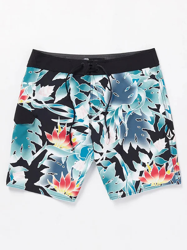 Surfing shorts for comfort and flexibility-Leaf It Mod-Tech 19" Trunks