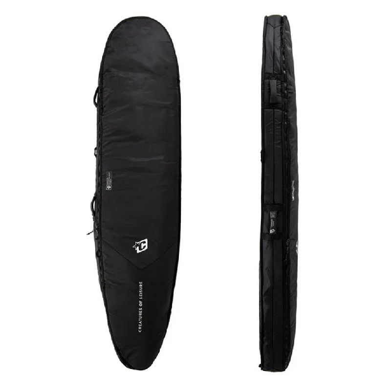 Creatures of Leisure Longboard Double DT2.0 Board Bag - Black Silver