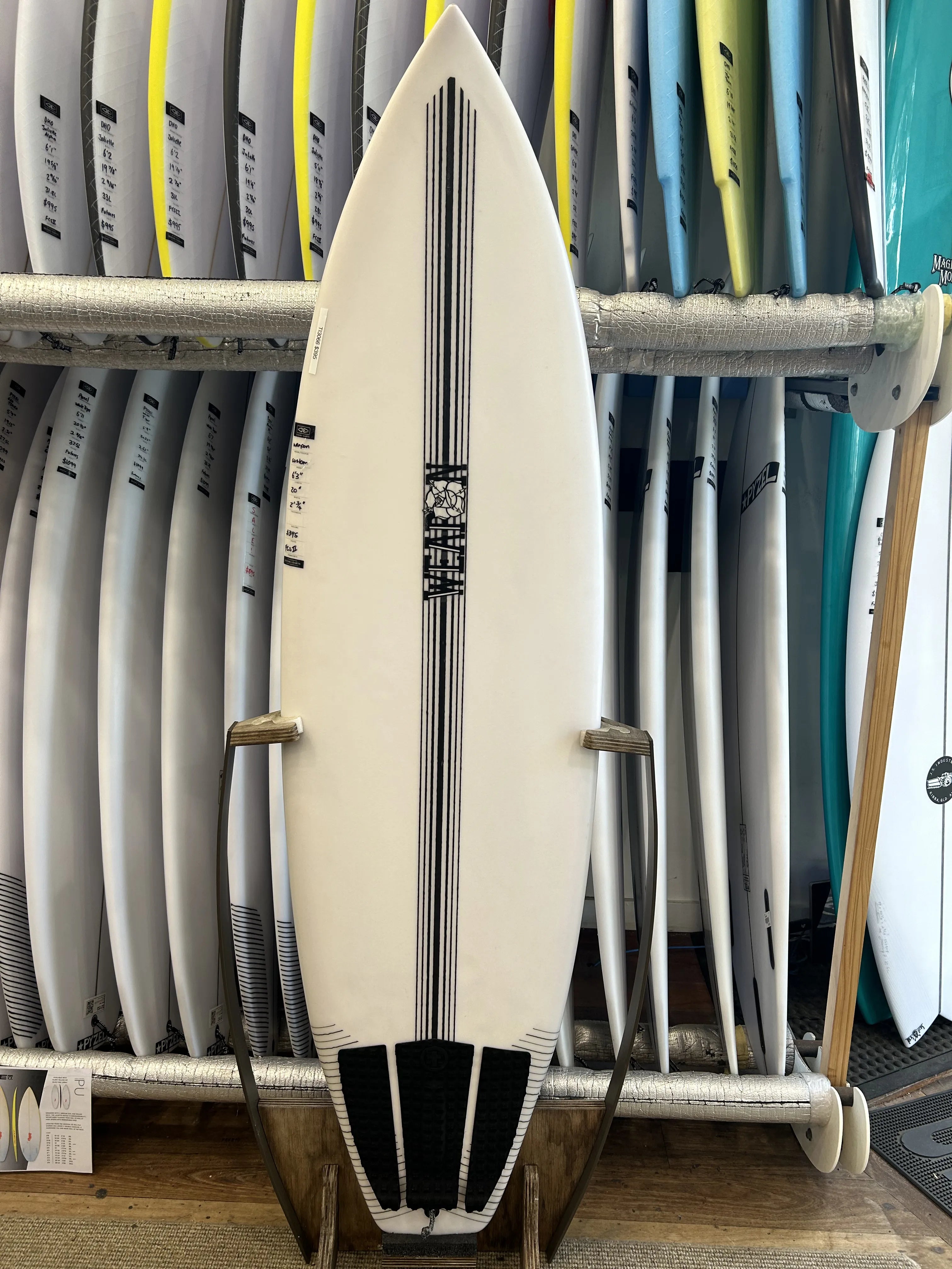 Surfboards for all-weather conditions-Weapon - 6'3" - 35L - FSC II