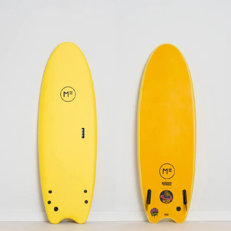 Affordable surfboards for teenagers-MICK FANNING TWIN TURBO SUPER SOFT 5'10" SUNSHINE 43.52L