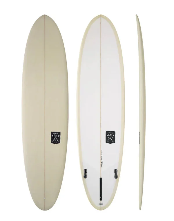 Professional-grade surfboards for expert riders-Creative Army 6'10" Huevo PU Stone Tint