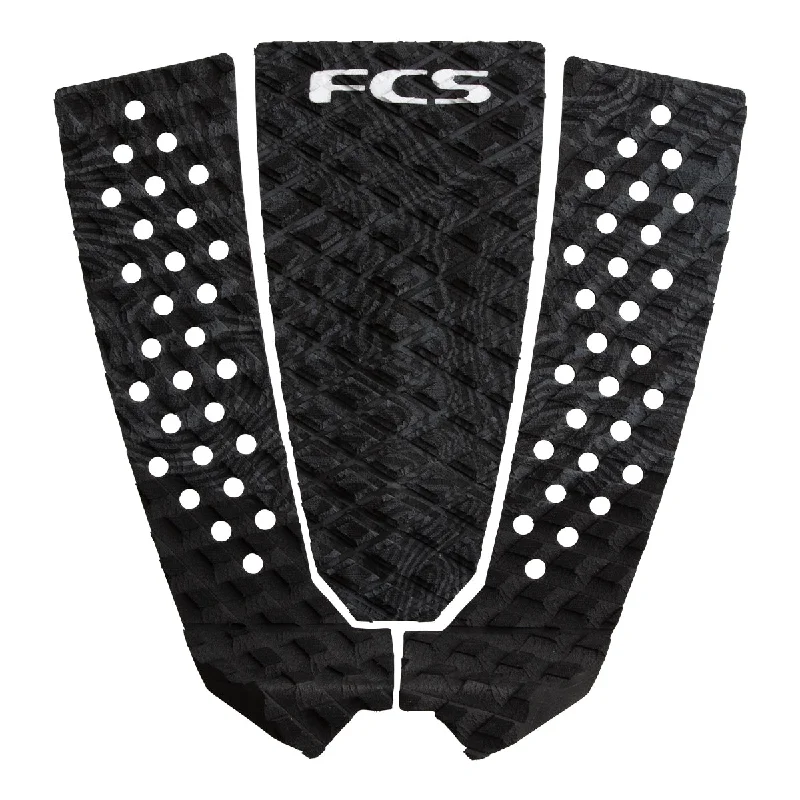 Comfortable surf pad for extended surfing sessions-  FCS Filipe Toledo Traction Pad-Charred