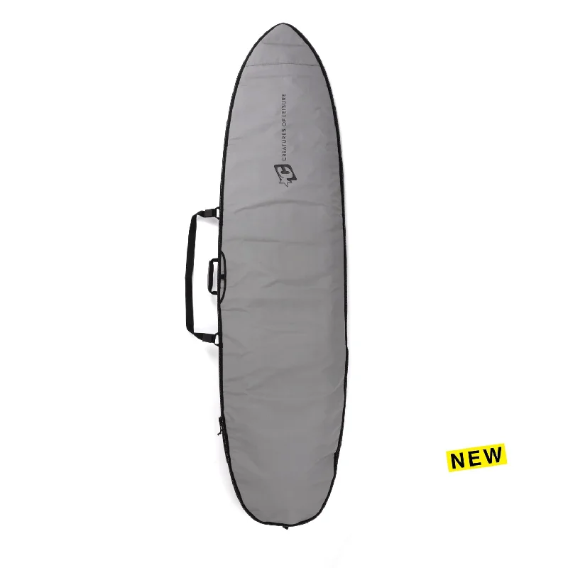 Surfboard traction pad for secure foot placement-CREATURES ICON FISH BAG - SILVER/BLACK