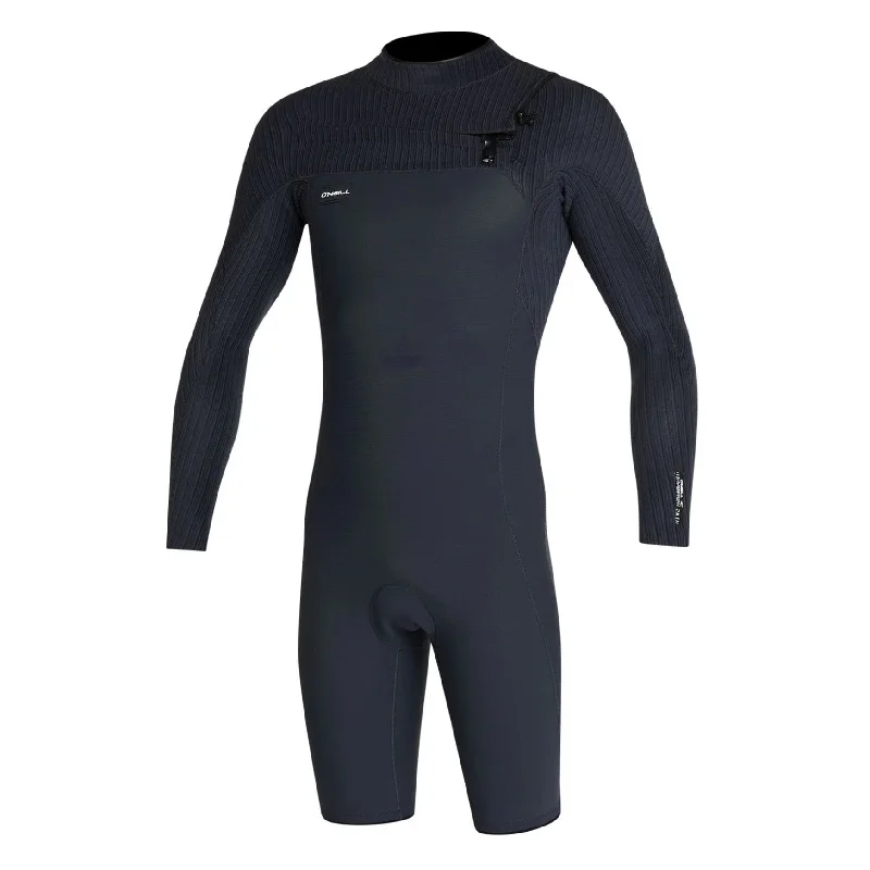 Wetsuits with adjustable cuffs for custom fit-O'NEILL MENS HYPERFREAK CZ L/SL SPRING 2MM 2025