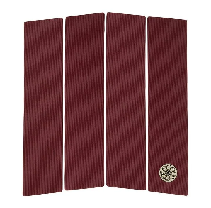 Surfboard wax comb for smooth application-FRONT DECK CORDUROY GRIP™ - BURGUNDY