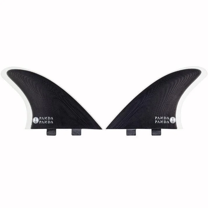 Captain Fin Co Panda Twin Keel - Black/White (FCS)