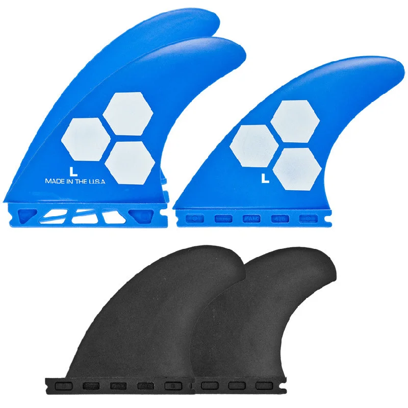 Quad surfboard fins for increased speed-CI FRP Fin Large 5 Fin Set