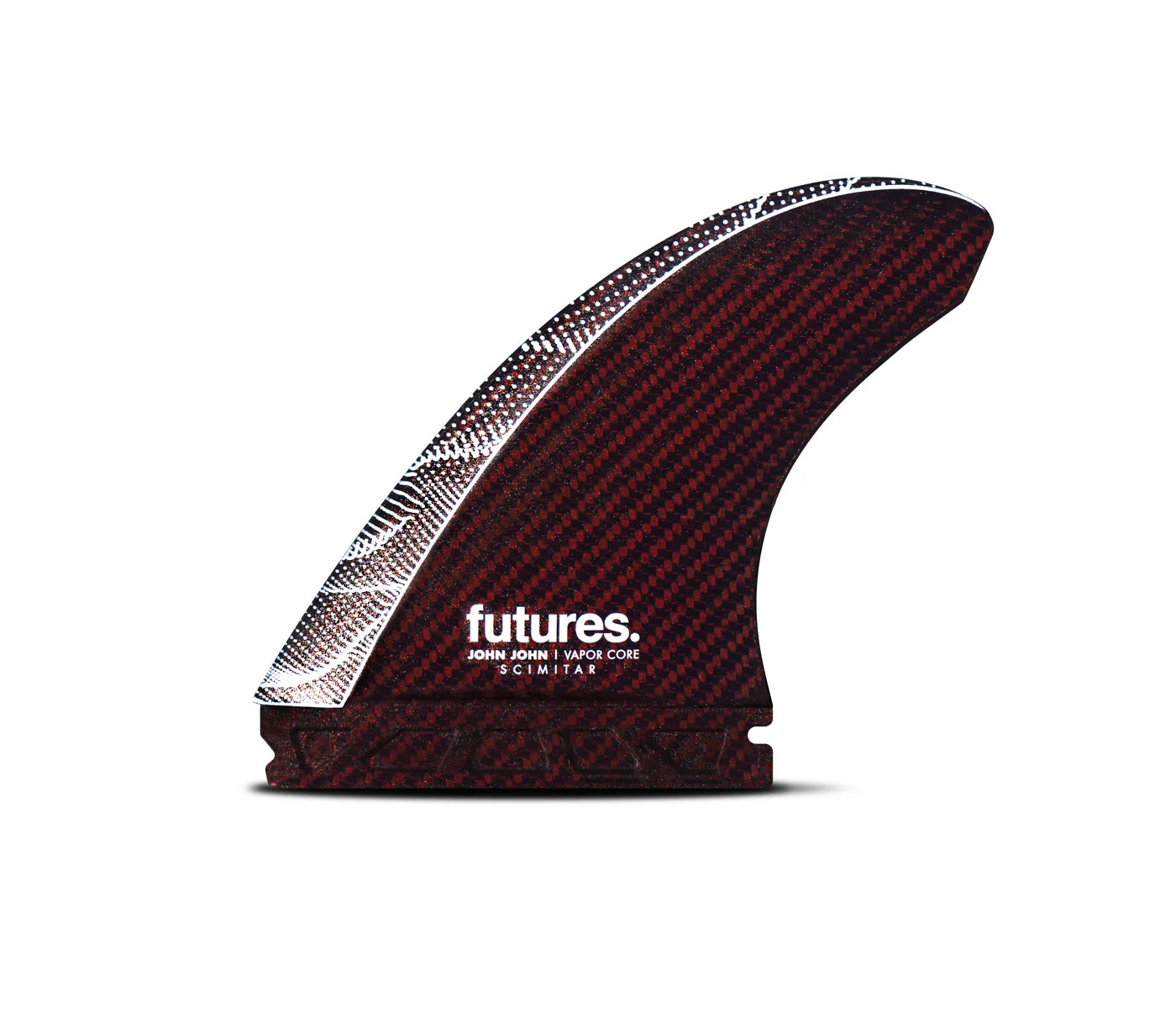 High-performance surfboard fins for advanced riders-John John Florence Scimitar Vapor Core (L)