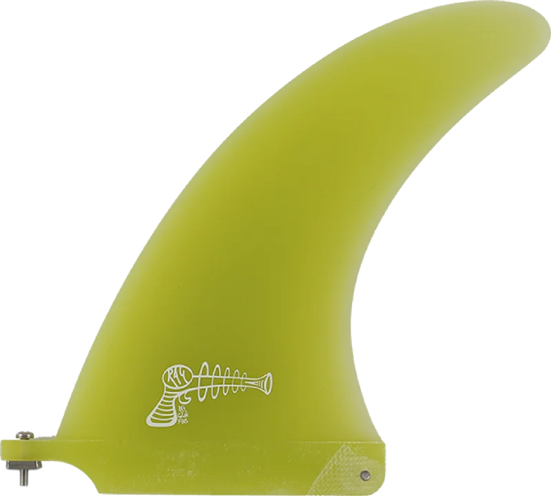 Ray Gun Fiberglass Center Fin 7.5" - Yellow