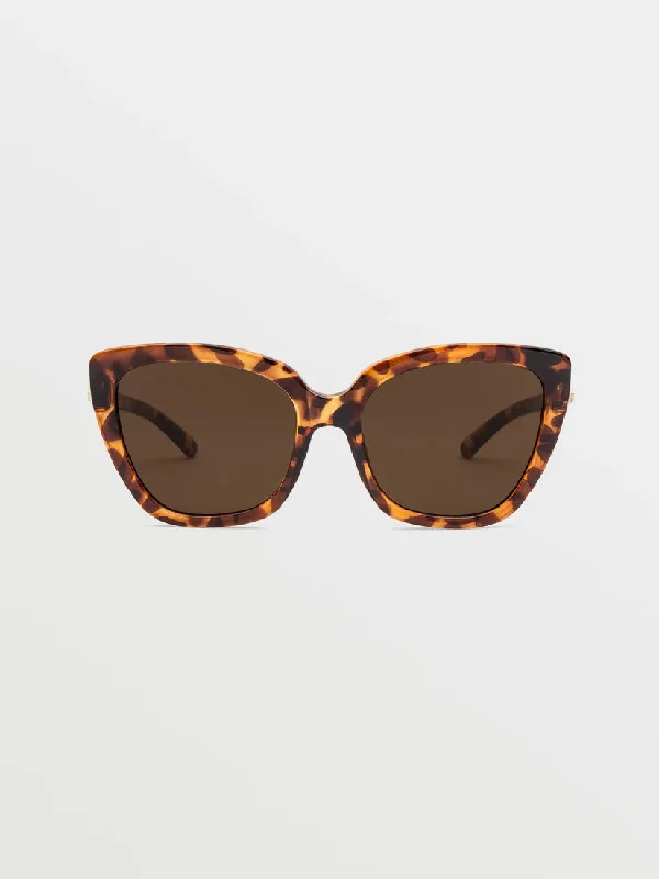 Surfboards for teenagers-Volcom Milli Gloss Tort/Bronze Sunglasses