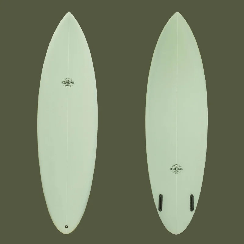 Best surfboards for fast paddling-HAYDEN CHAMBERLAIN TWIN PIN 6'2" PU FUTURES 36.5L