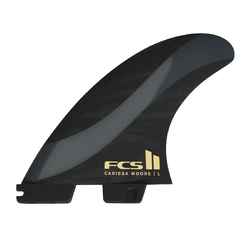 Surfboard pad for added comfort on long rides-FCS II CARRISA MOORE PC AIRCORE TRI S/M/L - BLACK