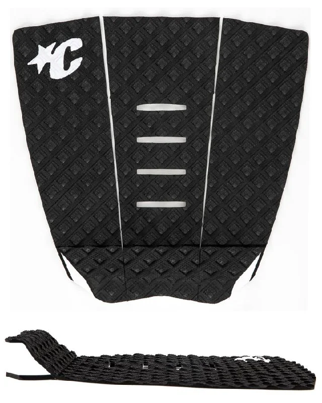 Shortboard surf pad for fast turns-  Creatures Jack Freestone Lite Traction Pad-Black