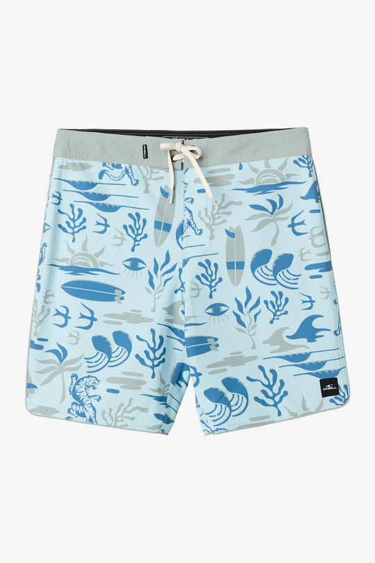 Trendy surf clothing for young adults-Hyperfreak Mysto Scallop 16" Boys Boardshorts