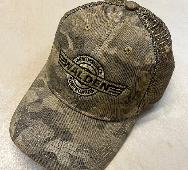 High-quality thruster fins for balanced rides-Performance logo hat : Camo