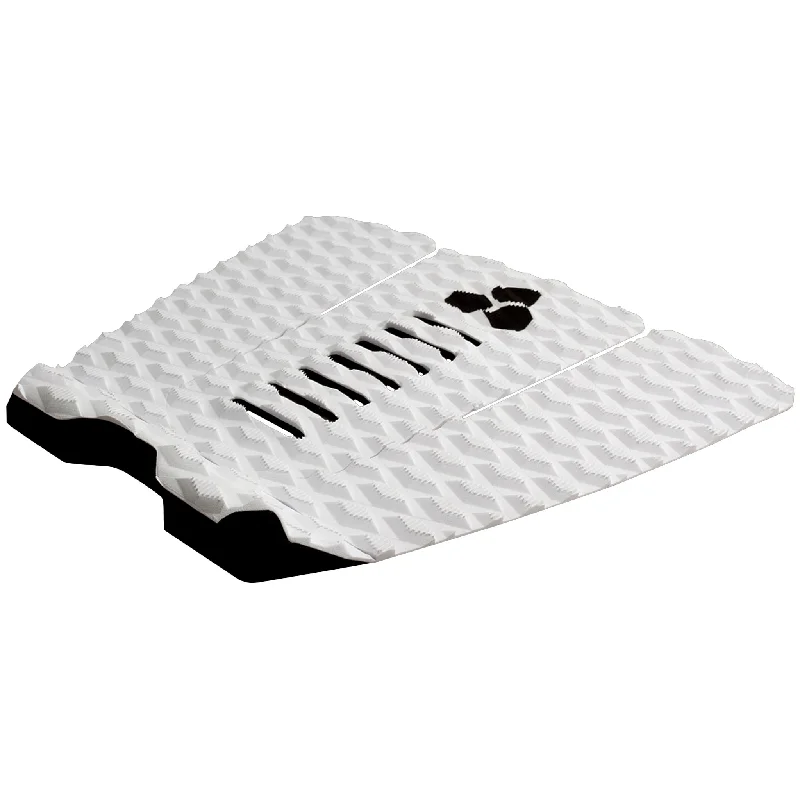 Top-rated surf pads for high-speed maneuvers-  Channel Islands Fader XL 3 Piece Arch Traction Pad-White