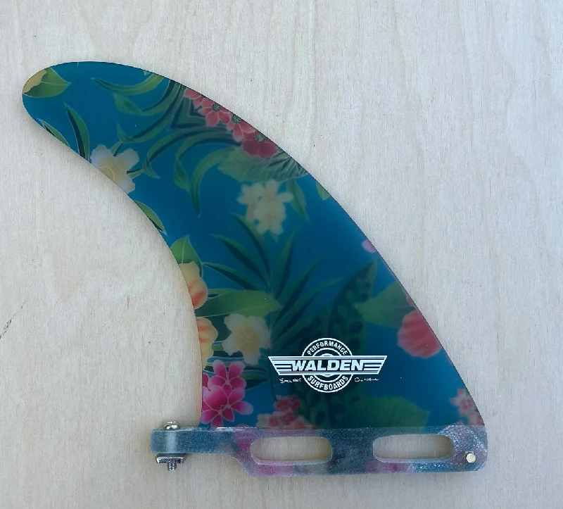 Flexible surfboard fins for smooth flow-Walden Wide Base Fin - Plumeria