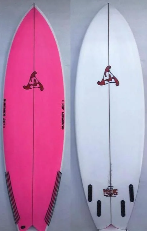 Paddle surfboards for fitness and fun-5'10 Summer Jet Peeping Tom