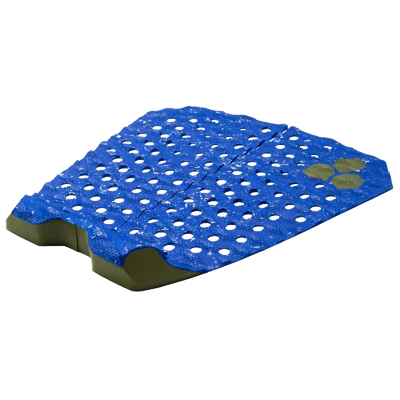 Extra-grip surf pads for improved handling-  Channel Islands Fuser Flat Traction Pad - Midnight Fatigue