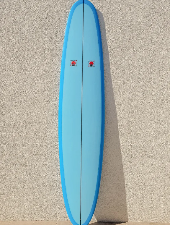 Surfboards with a soft top for easy handling-KRIS HALL | JAZZ PIN 9’4” ROYAL BLUE LONGBOARD