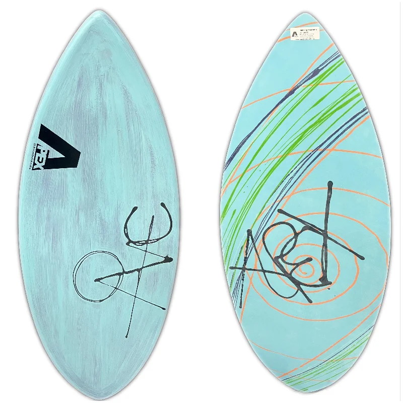 Top surfboards for big wave riders-51" Apex Avac Skimboard BLue