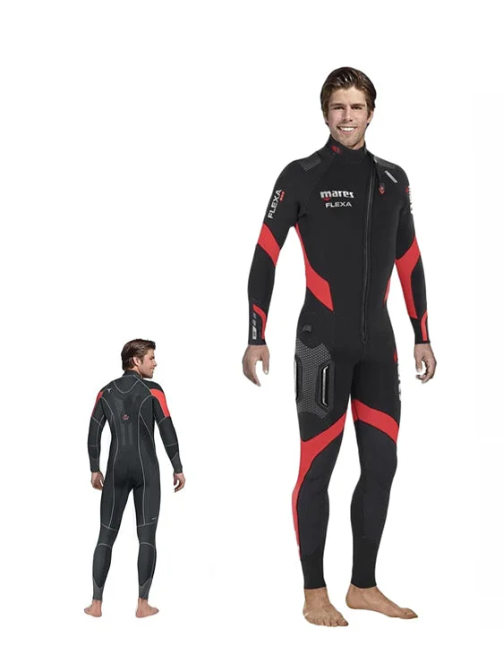 Advanced wetsuits for technical diving expeditions-Mares Flexa 5/4/3mm Wetsuit Mens