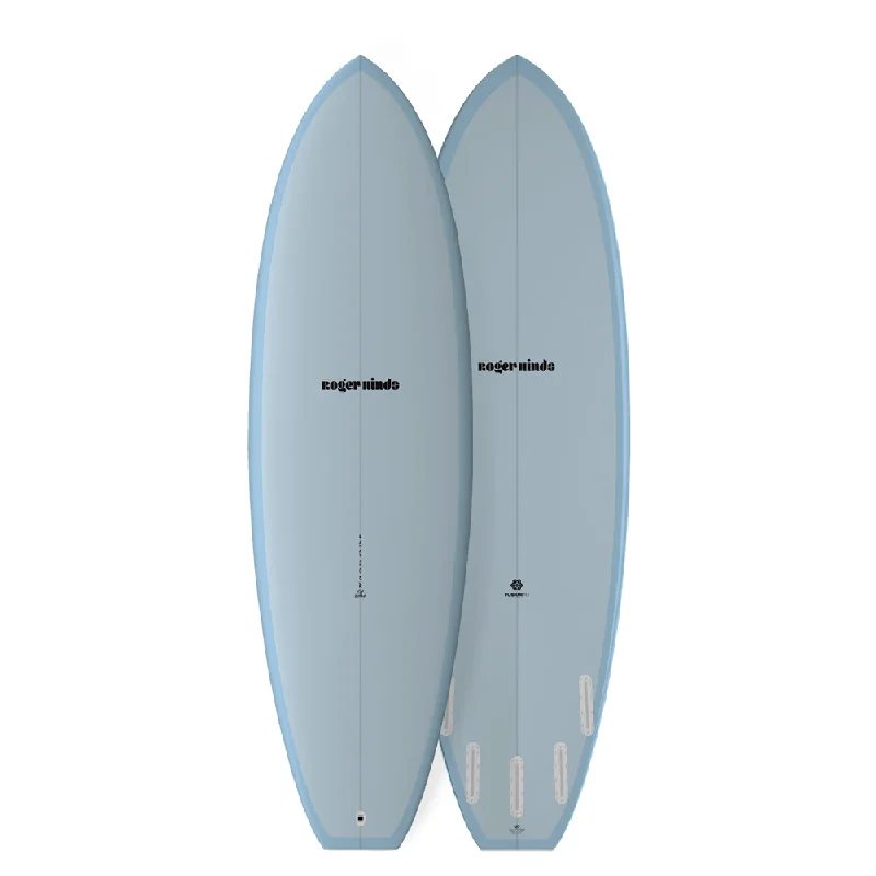 Surfboards with great tracking for long paddles-ROGER HINDS NOMAD 6'4" EPOXY FUTURES 40L