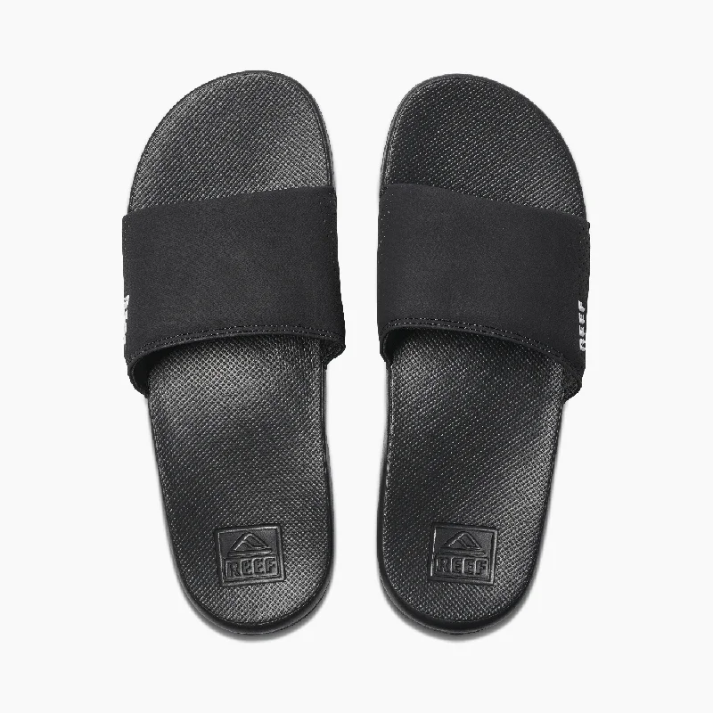 soft leather sandals-Reef Mens Sandals One Slide