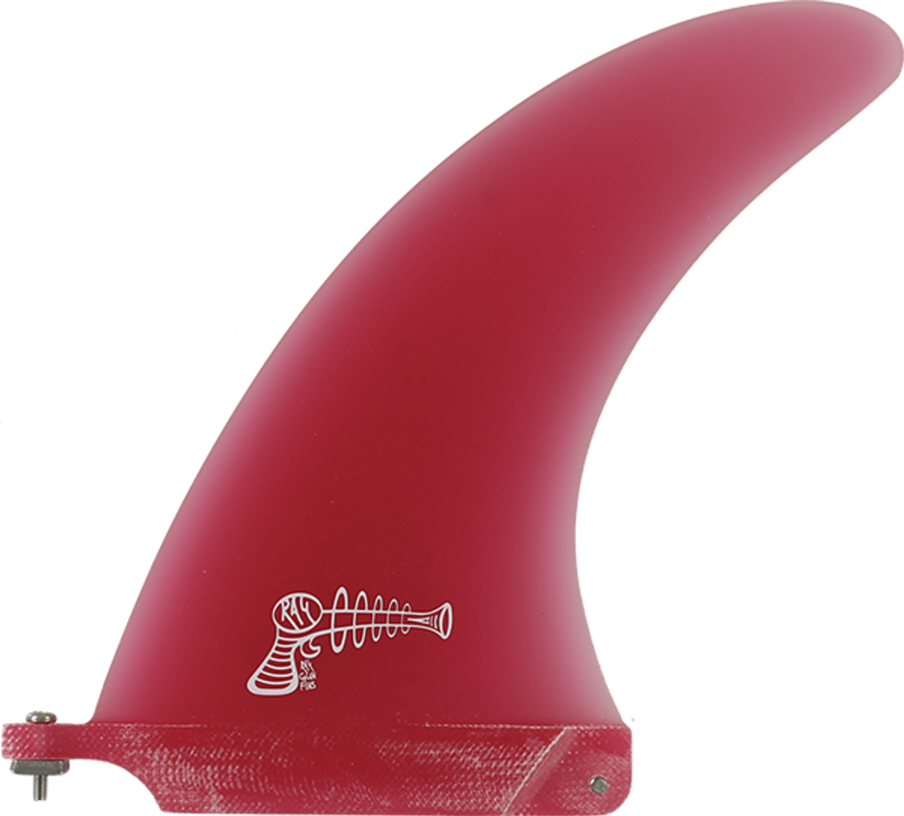 Ray Gun Fiberglass Center Fin 9.0" - Red