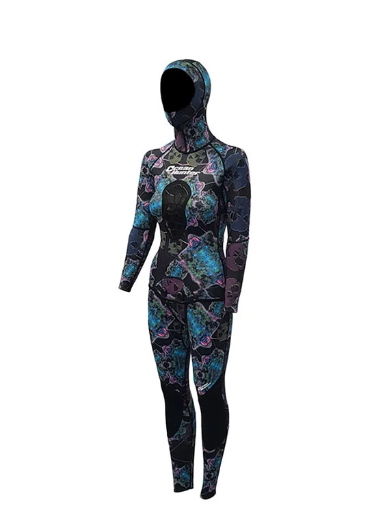 Eco-friendly wetsuits made from sustainable materials-Ocean Hunter Artermis 2mm Double Lined 2-Piece Wetsuit