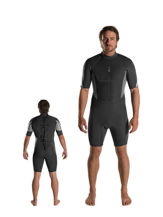 Wetsuits for underwater photography with flexibility-Fourth Element Xenos 3mm Shortie Mens