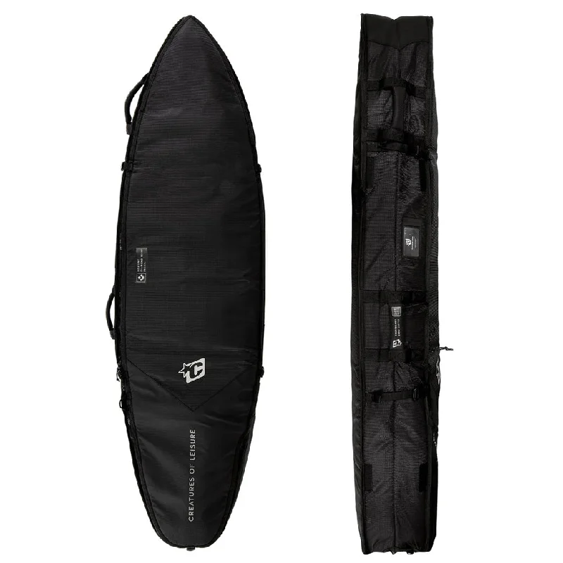 Creatures Quad Cover Coffin Boardbag - Black Silver