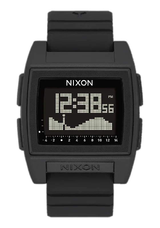 Top surfboards for different surfing styles-Nixon Base Tide Pro Watch Black