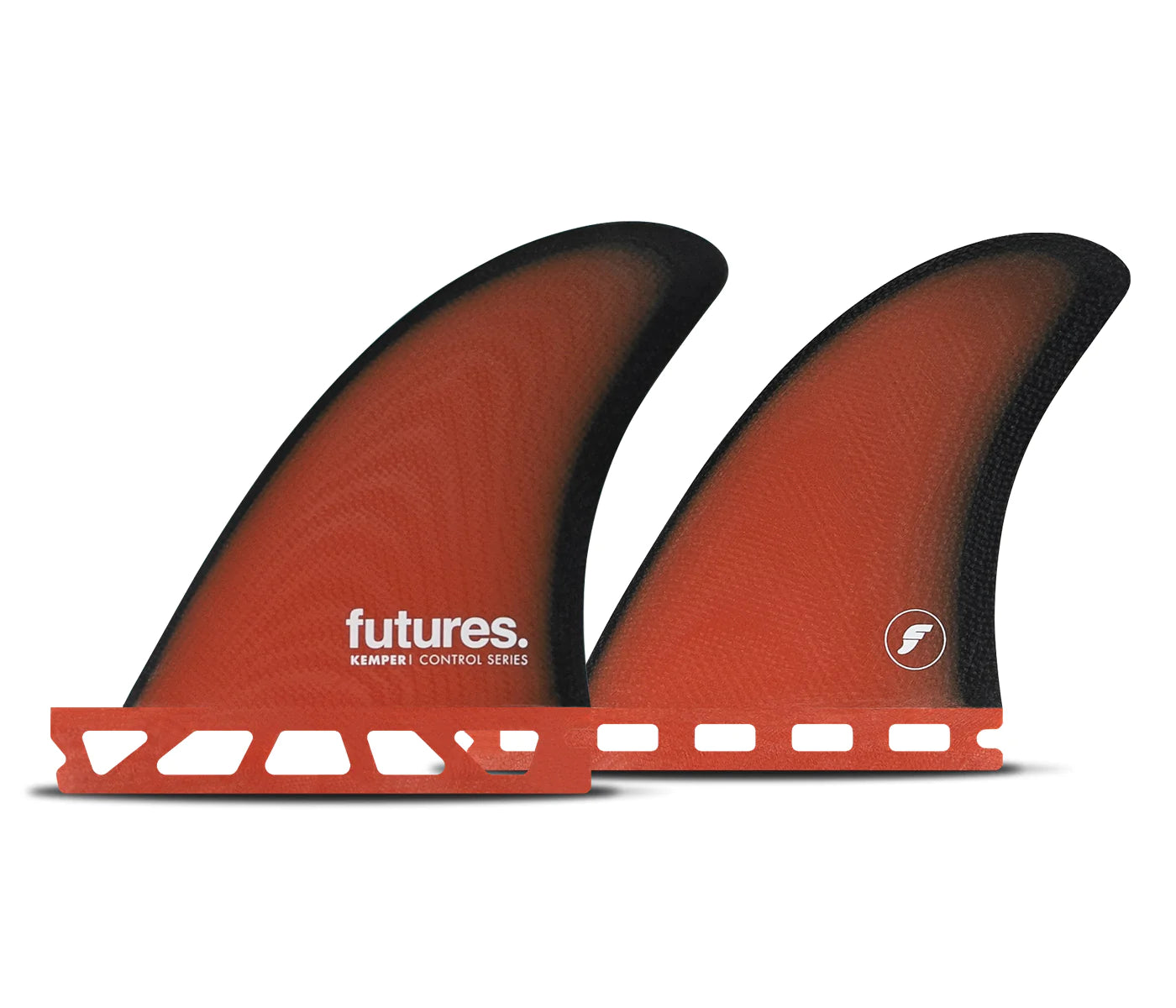 Premium surfboard tail pads for excellent grip-FUTURES BILLY KEMPER QUAD FG - RED/BLACK