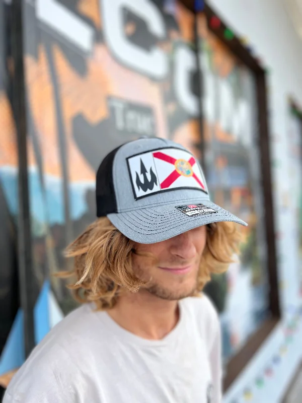 Surfboards for fun and smooth rides-WBZ FL Flag Patch Hat