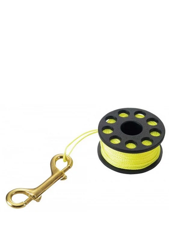 Surfboard leash with quick-release feature for safety-Finger Spool - 50m