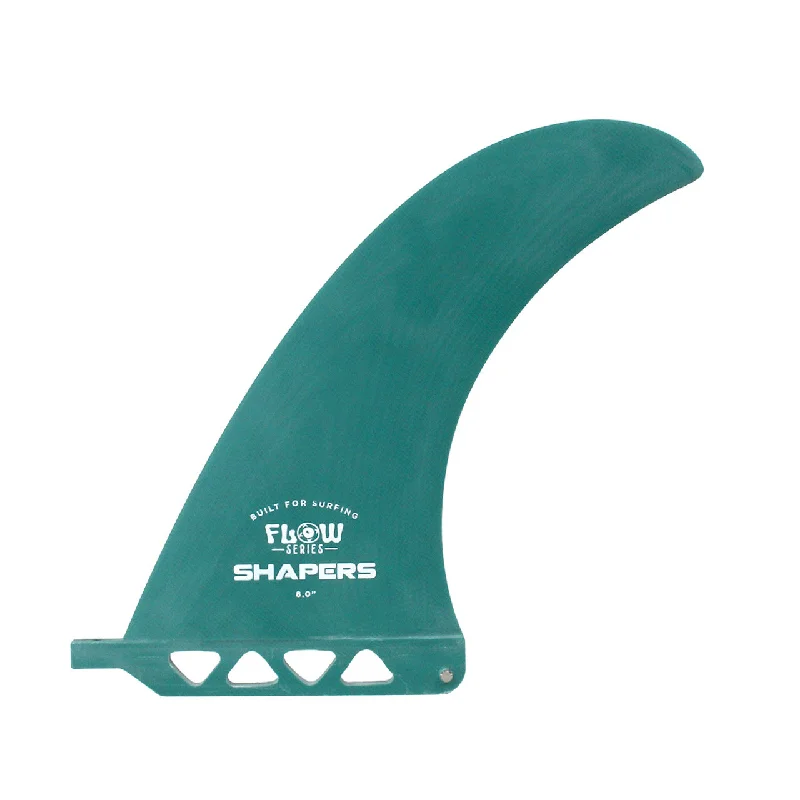 Surf fins for greater stability on fast waves-8" Flow Series Longboard Fin - Seafoam